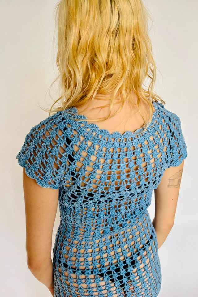 Vintage Hand Crochet Dress Selected by Atlantic Vintage #3