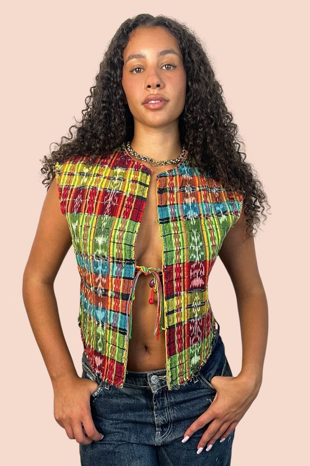 Vintage Green Vest With Cutouts Selected By Ankh By Racquel #2