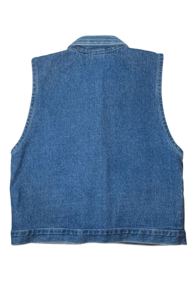 Vintage Denim Vest With Lion Buttons Selected By Ankh By Racquel #3