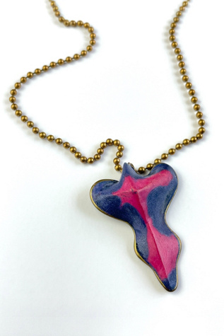 Женские колье Ankh By Racquel Vintage Abstract Sculpture Pendant Selected By Ankh By Racquel, цвет: Разноцветный — фото 2