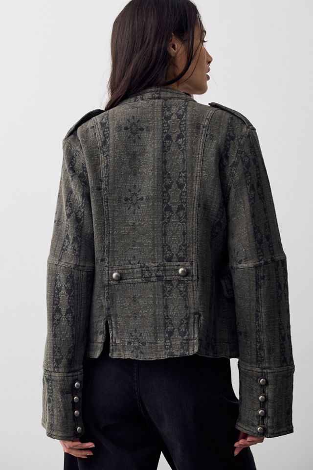 Lotty Jacquard Band Jacket #1