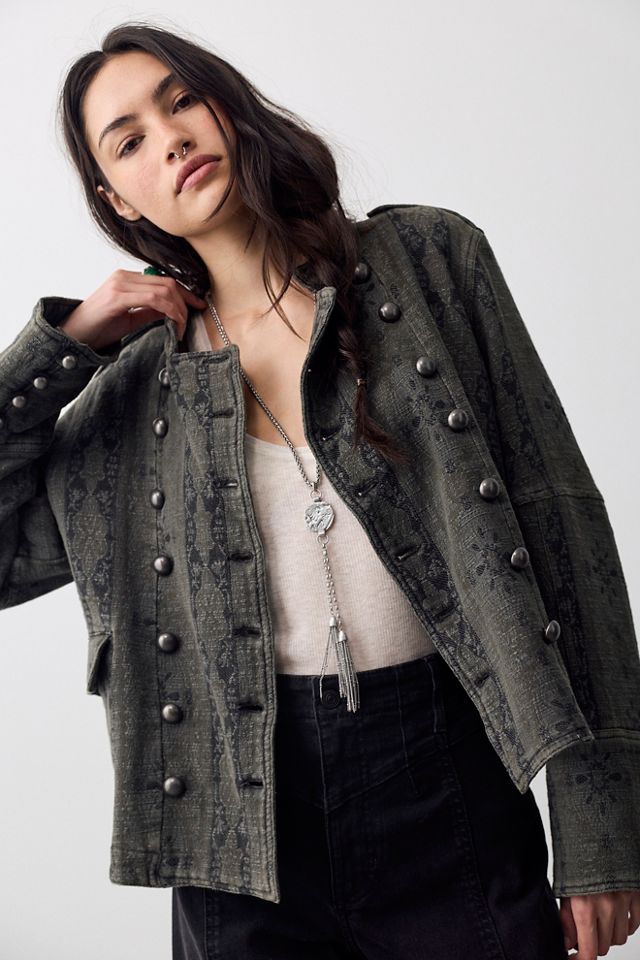 Lotty Jacquard Band Jacket #3