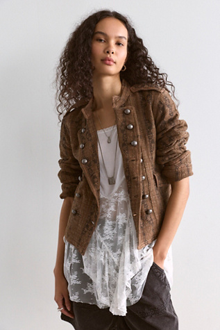 Lotty Jacquard Band Jacket
