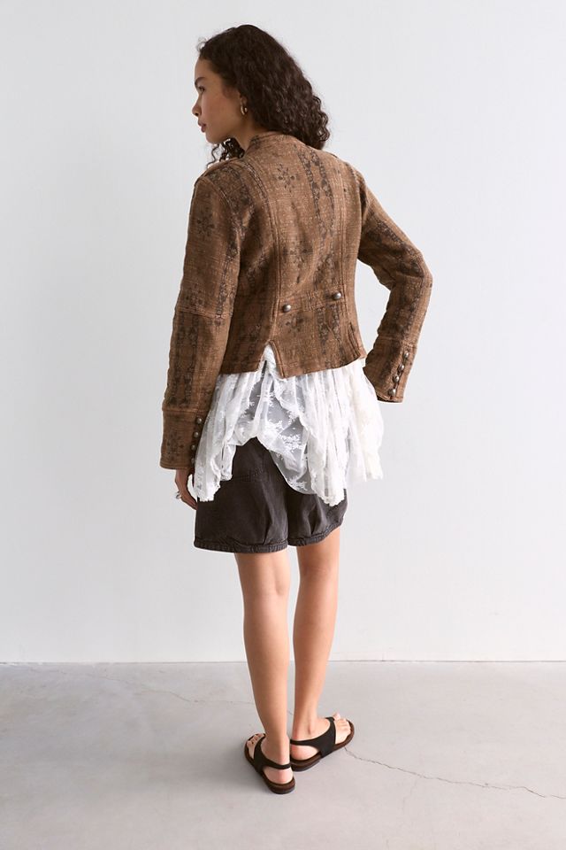 Lotty Jacquard Band Jacket #1
