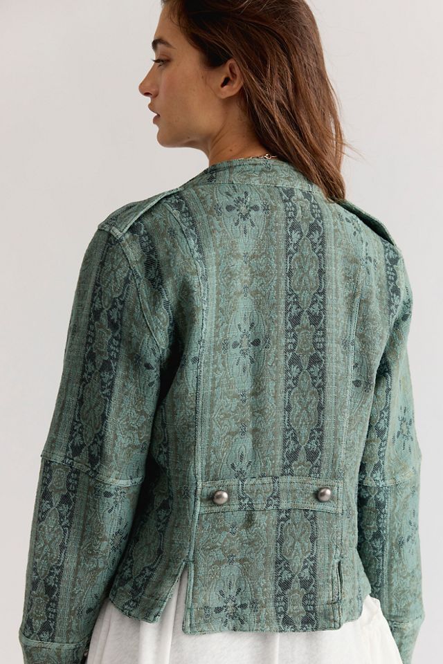 Lotty Jacquard Band Jacket #3