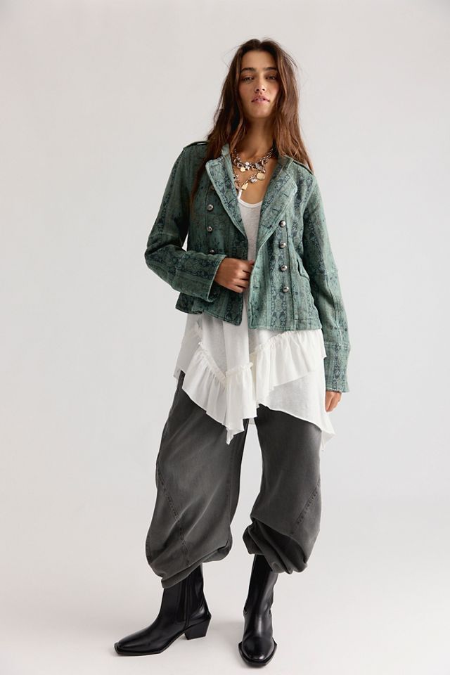 Lotty Jacquard Band Jacket #1