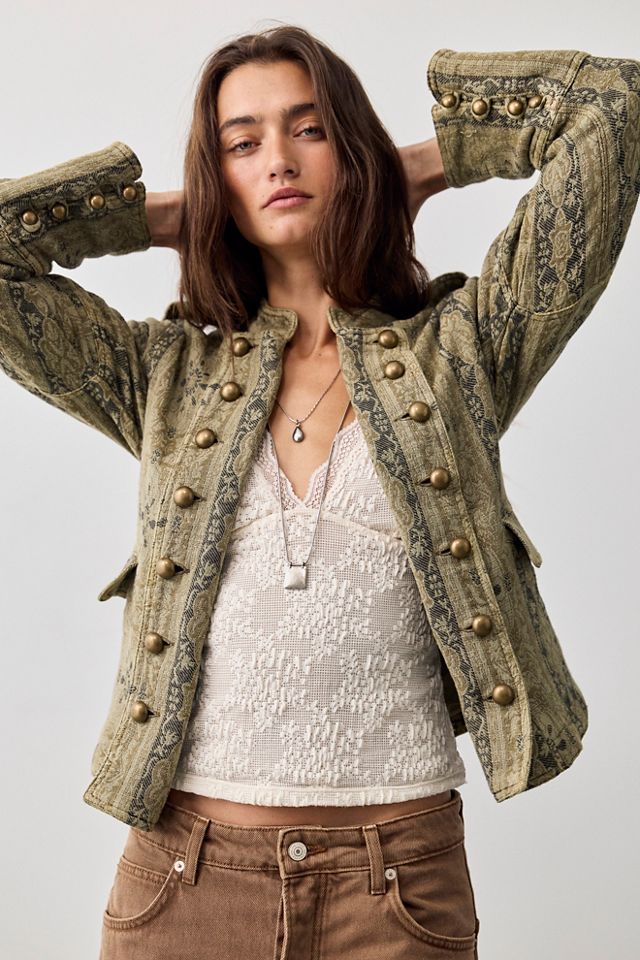 Lotty Jacquard Band Jacket #1