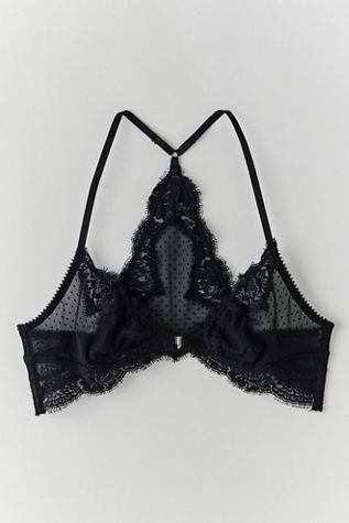 Fiona Mesh Front-Close Racerback Bralette