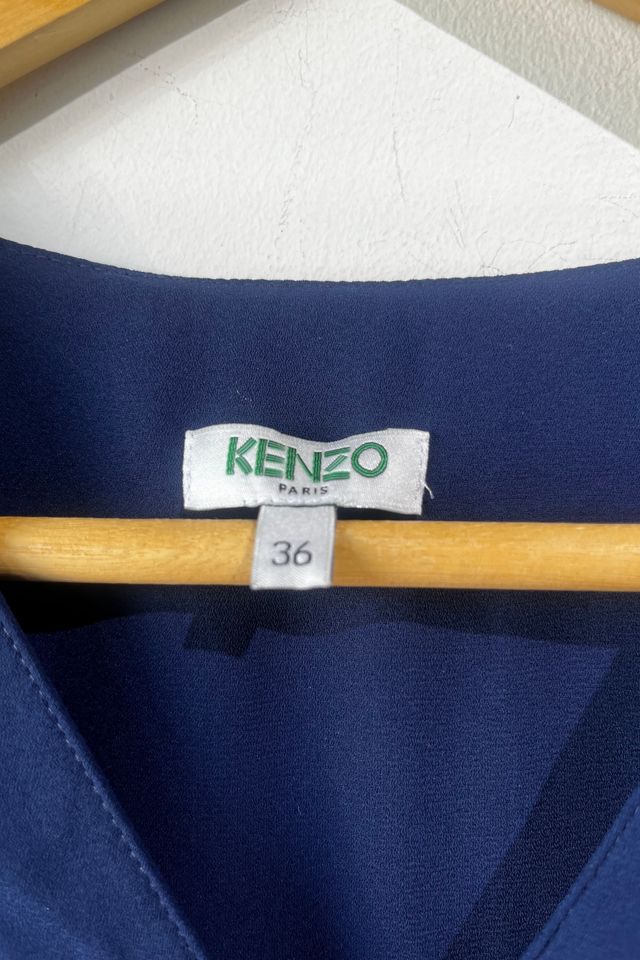 Kenzo Oversized Blue Drop Waist Dress Selected by The Curatorial Dept. #2
