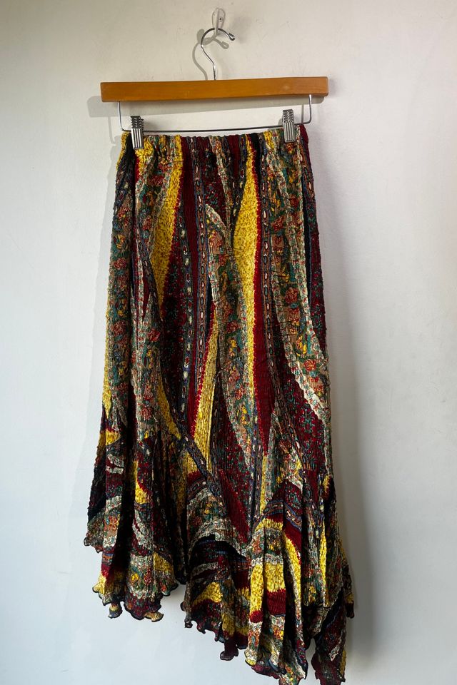 Alberto Makali Crinkle Multi Color Ruffle Skirt Selected by The Curatorial Dept. #2