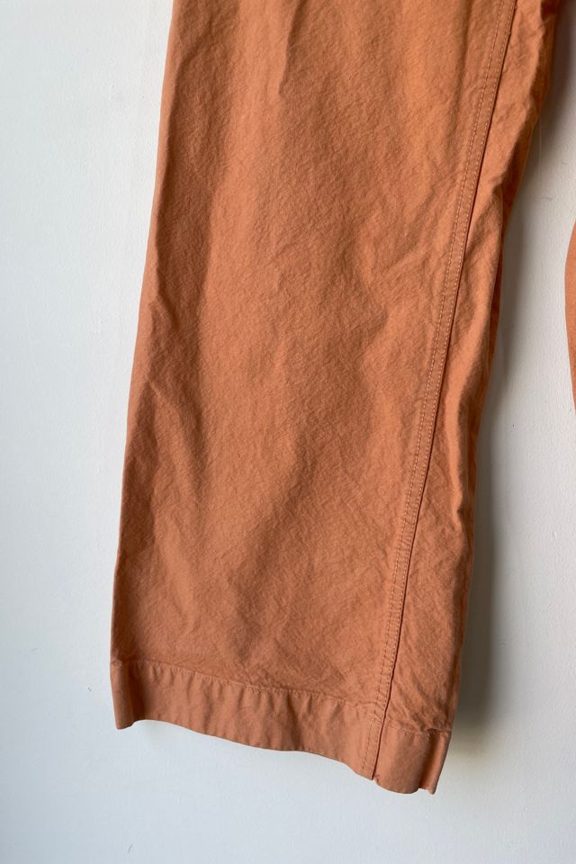 Jesse Kamm Peach Canvas Wide Leg Pants Selected by The Curatorial Dept. #2