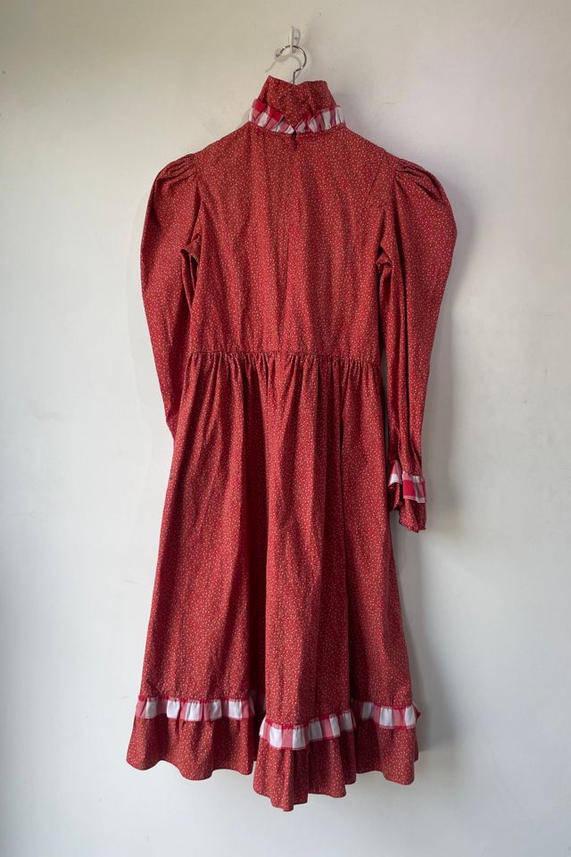 Batsheva Red Floral Ruffle Dress Selected by The Curatorial Dept. #2
