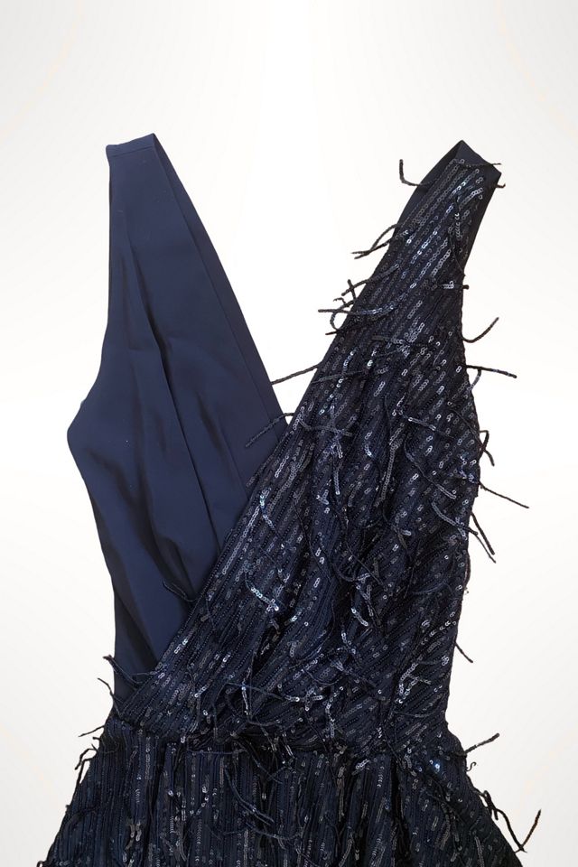 Y2K Cavalli Sequin Fringe Asymmetrical Party Dress Selected By Ritual Vintage #1