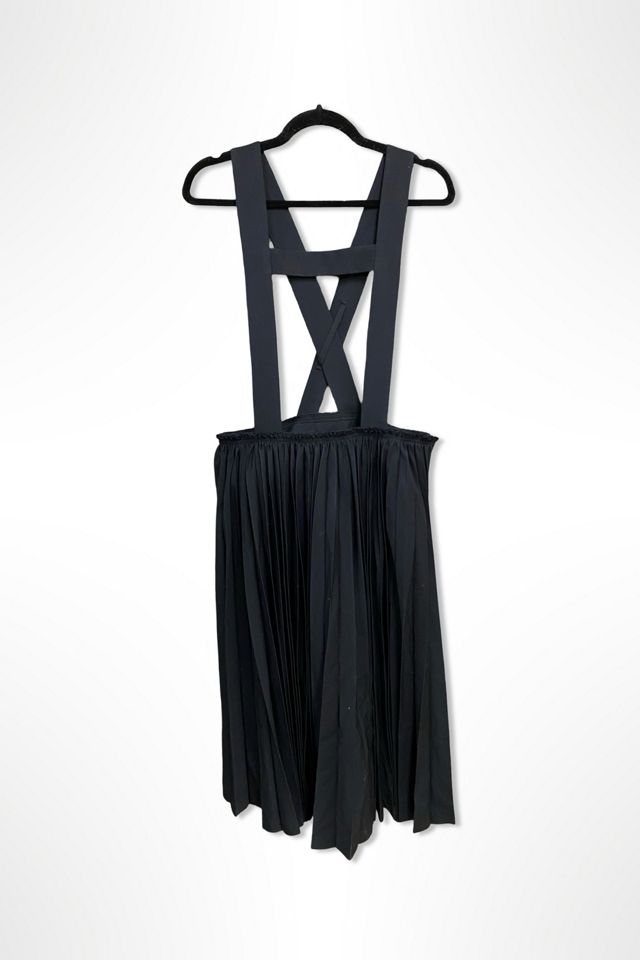 Y2K Comme Des Garcons Pleated Suspender Dress Selected By Ritual Vintage #1