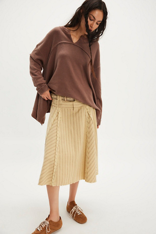 Sweat-shirt Cascade par Free People en Spiced Chocolate, pour femme taille: XL