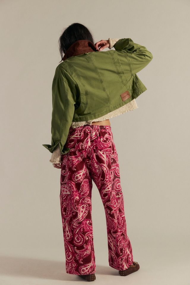 We The Free Jet Set Knit Printed Pull-On Pants