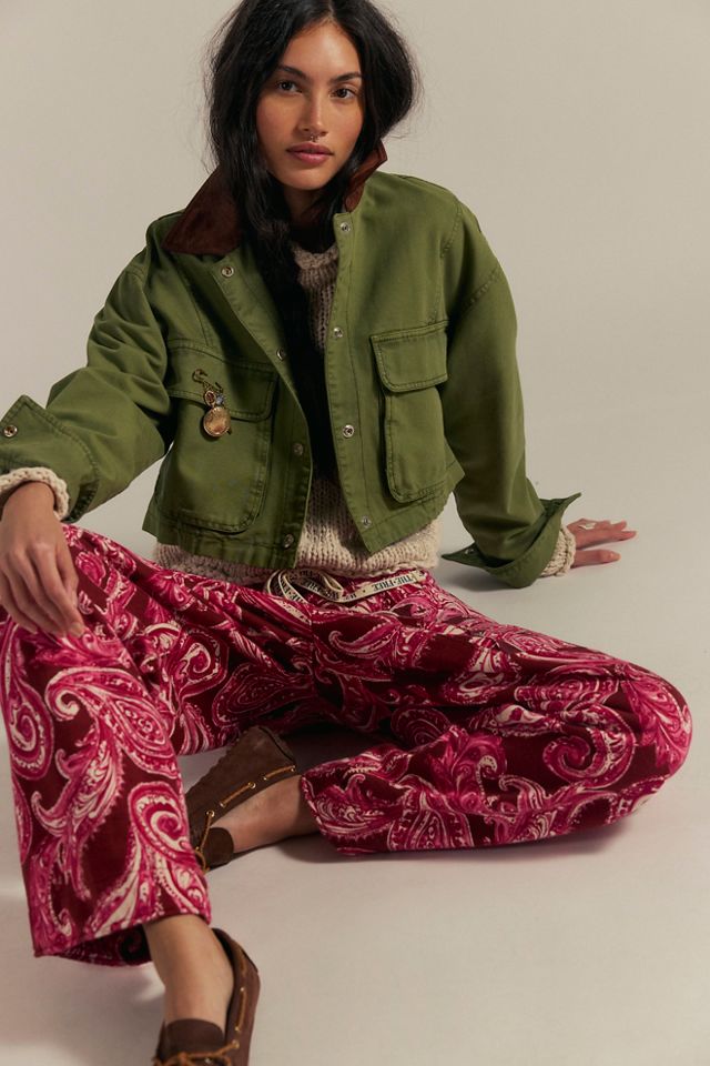 We The Free Jet Set Knit Printed Pull-On Pants