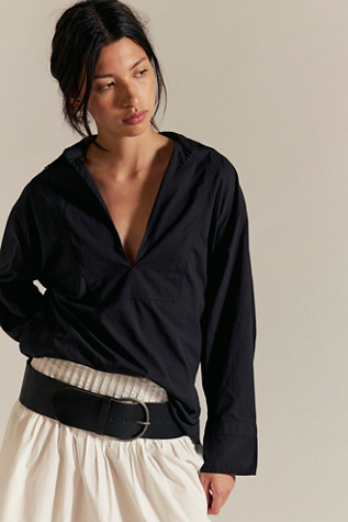 We The Free Chemise pull August en Black, pour femme chez Free People