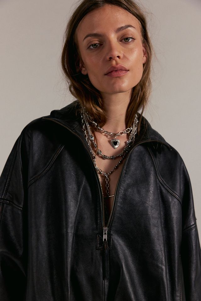 We The Free Sonny Leather Pullover #3