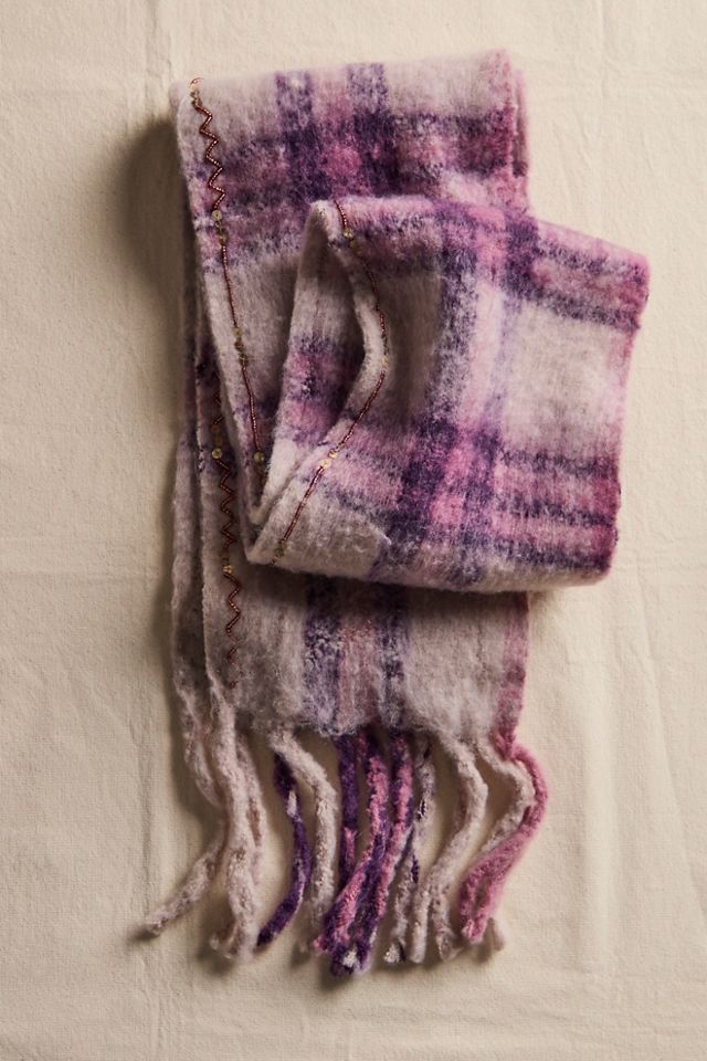 Highland Plaid Skinny Scarf #2
