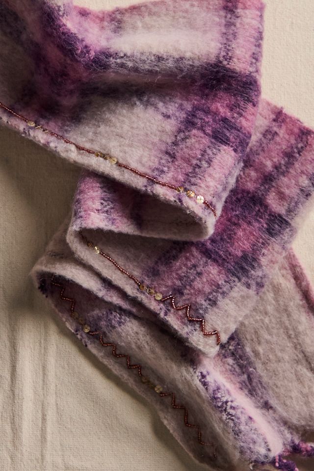 Highland Plaid Skinny Scarf #3