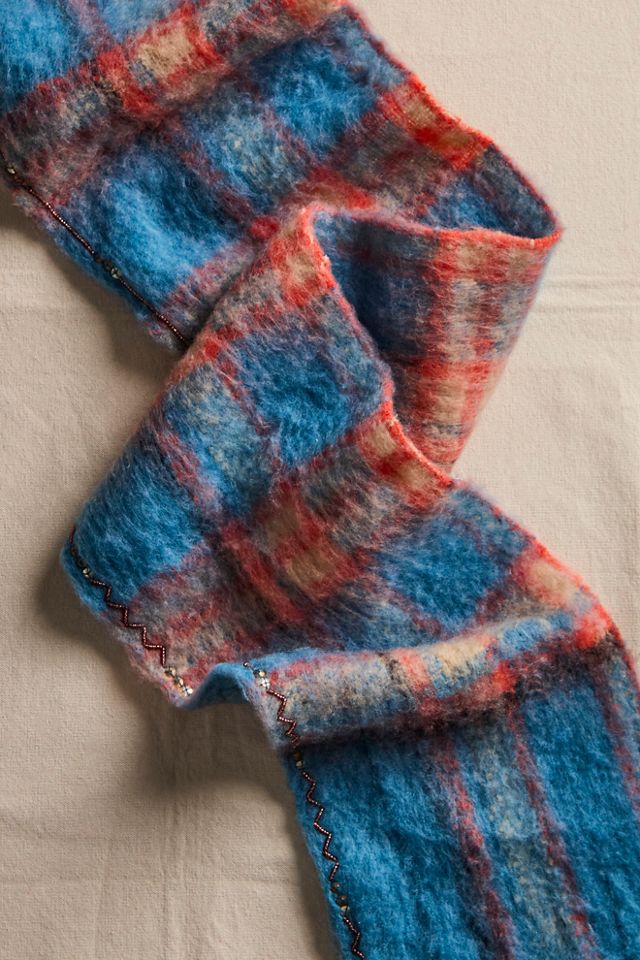Highland Plaid Skinny Scarf #2