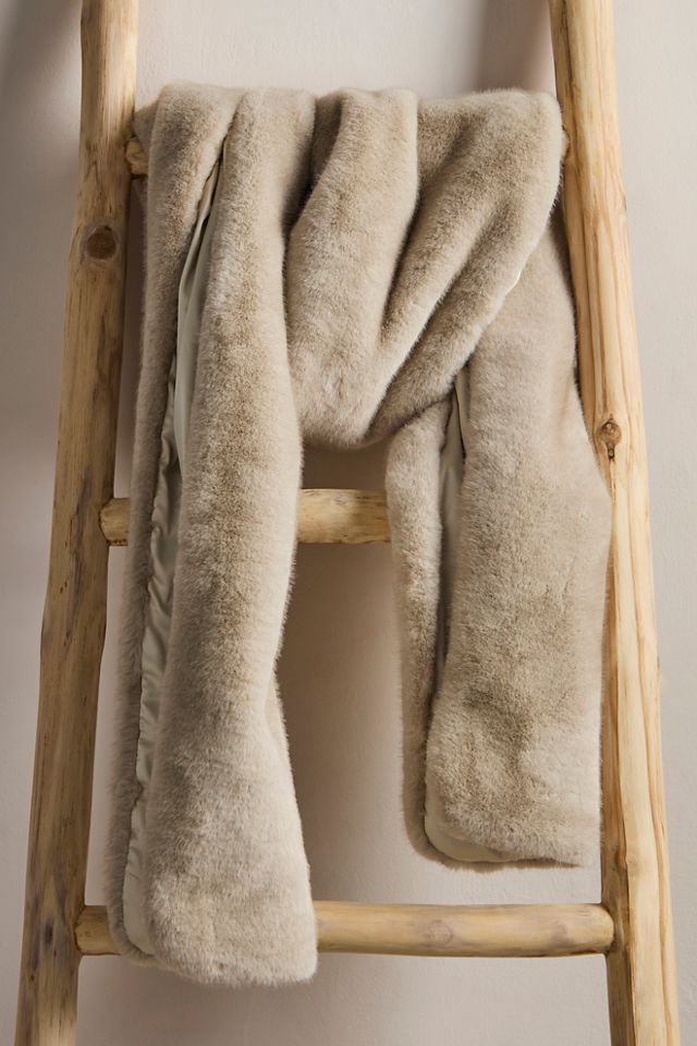 Snow Angel Faux Fur Scarf #1