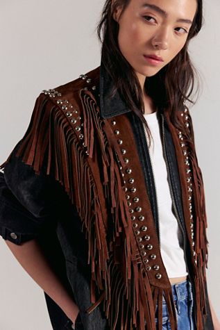 So Studded Suede Collar