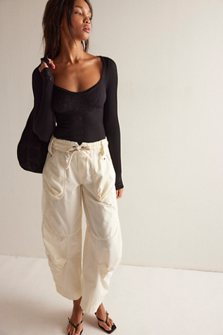 Dynamic Duo Long Sleeve by Intimately at Free People in Black, Size: XS/S