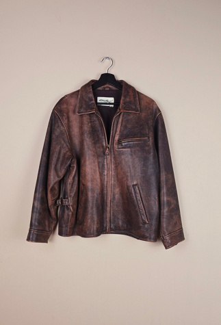 Vintage Eddie Bauer Leather Jacket Selected By The Igala NYC