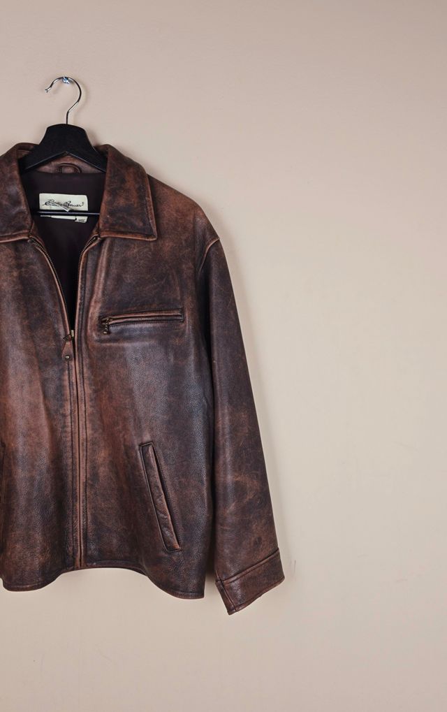 Vintage Eddie Bauer Leather Jacket Selected By The Igala NYC #1