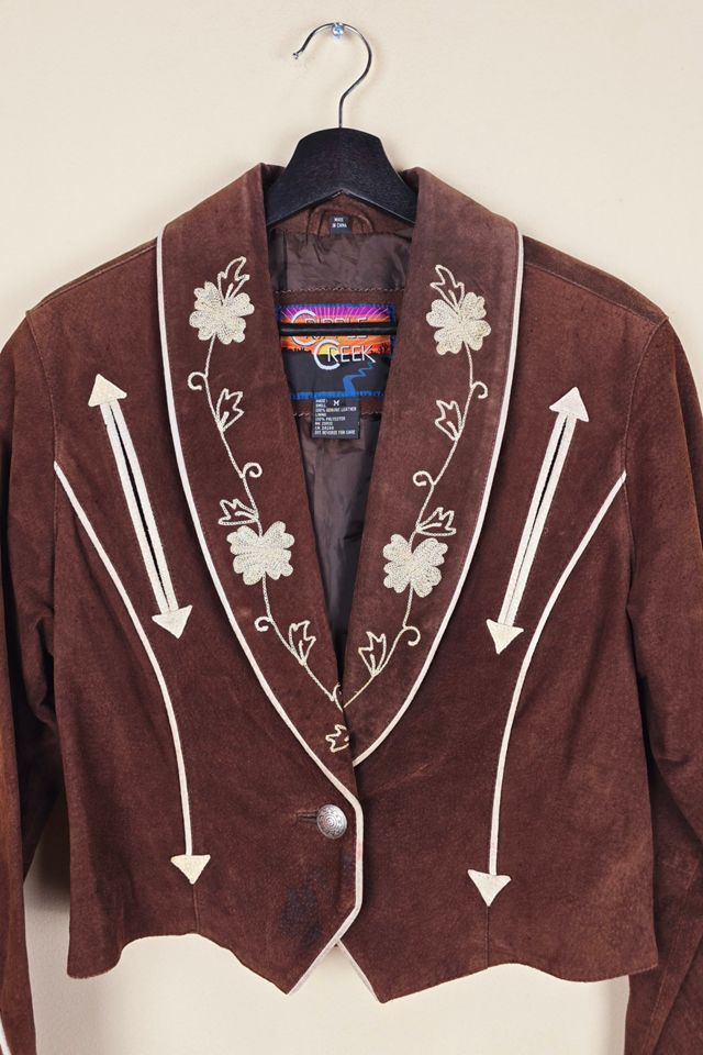 90s Western Style Cropped Leather Jacket Selected By The Igala NYC #2