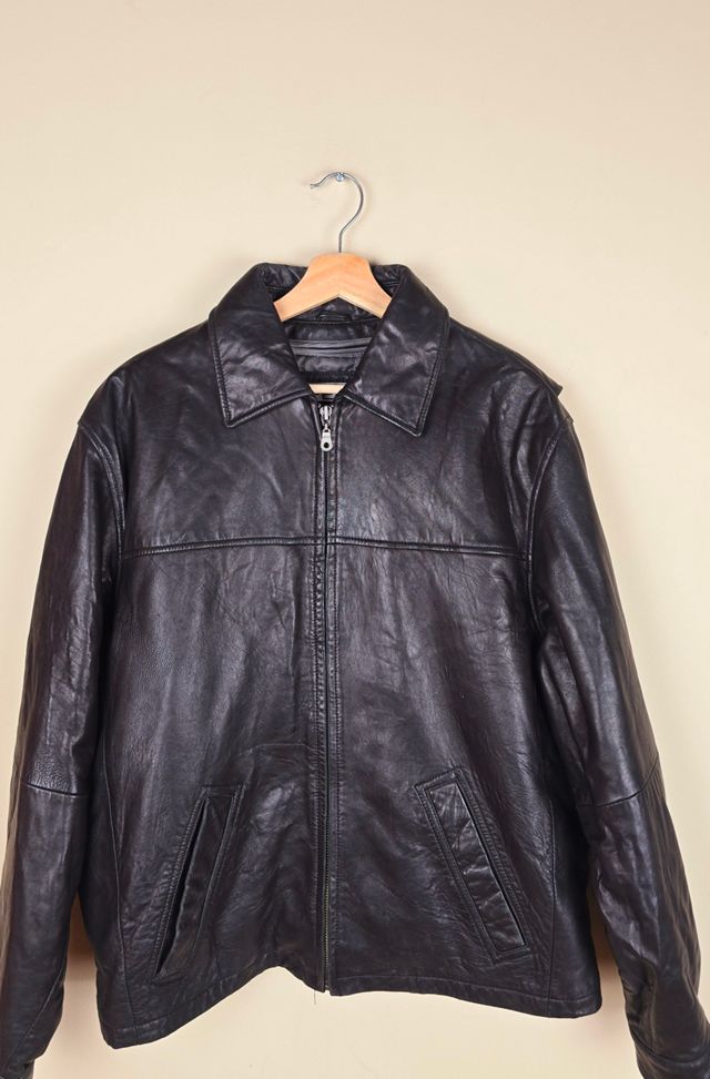 Vintage Pelle Studio Black Leather Jacket Selected By The Igala NYC #1