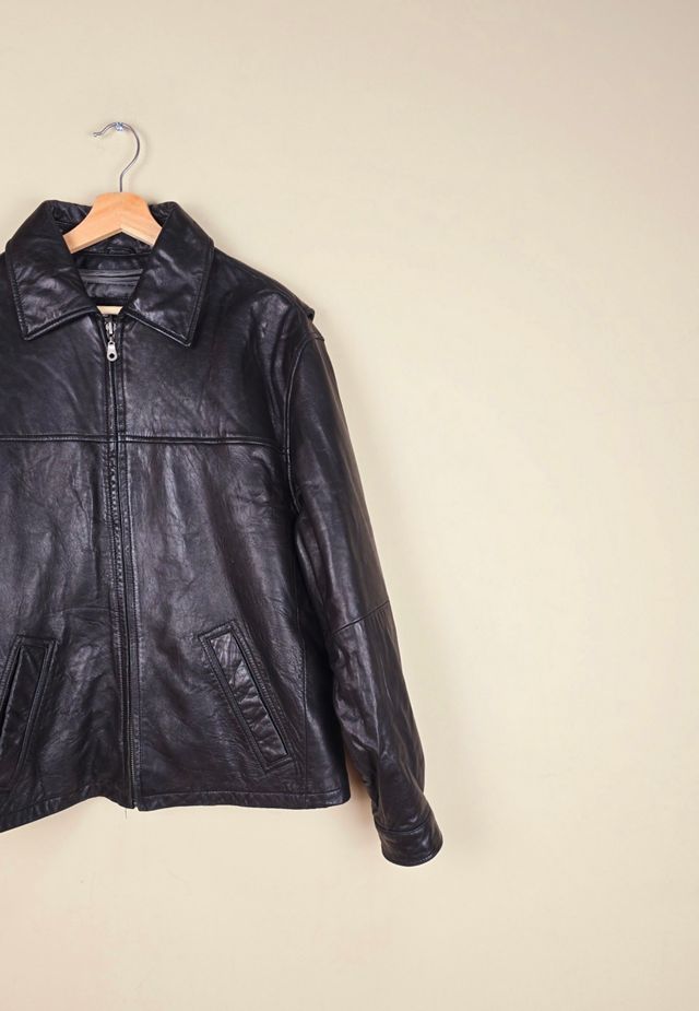 Vintage Pelle Studio Black Leather Jacket Selected By The Igala NYC #2