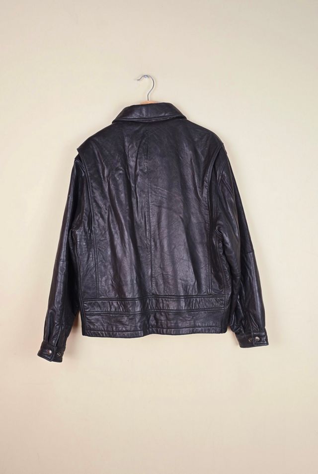 Vintage Pelle Studio Black Leather Jacket Selected By The Igala NYC #3