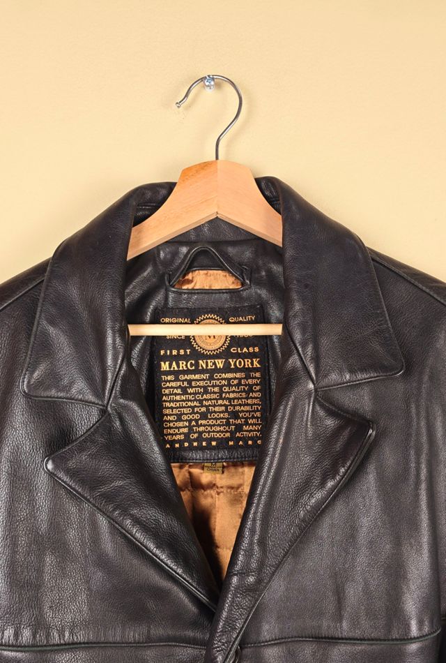 Vintage Marc New York Leather Jacket Selected By The Igala NYC #2