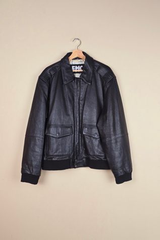 Vintage Classic Black Leather Jacket Selected By The Igala NYC