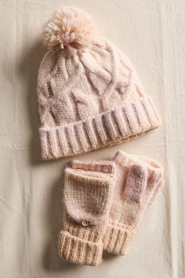 Rainbow Run Hat + Glove Set #3