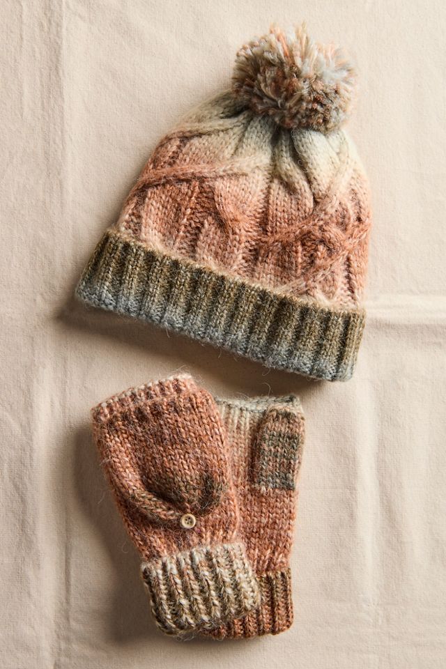 Rainbow Run Hat + Glove Set #1