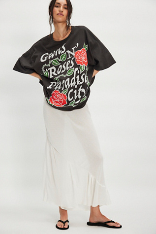 Guns N' Roses Paradise City Tee by Daydreamer at Free People in Black