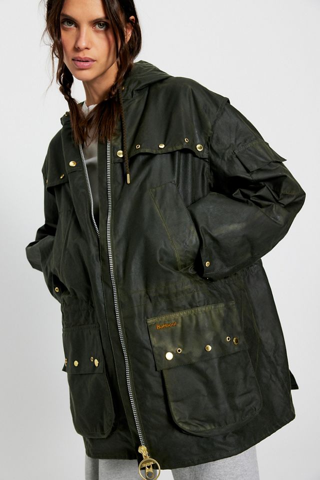 Barbour Aberford Waxed Cotton Jacket | Free People