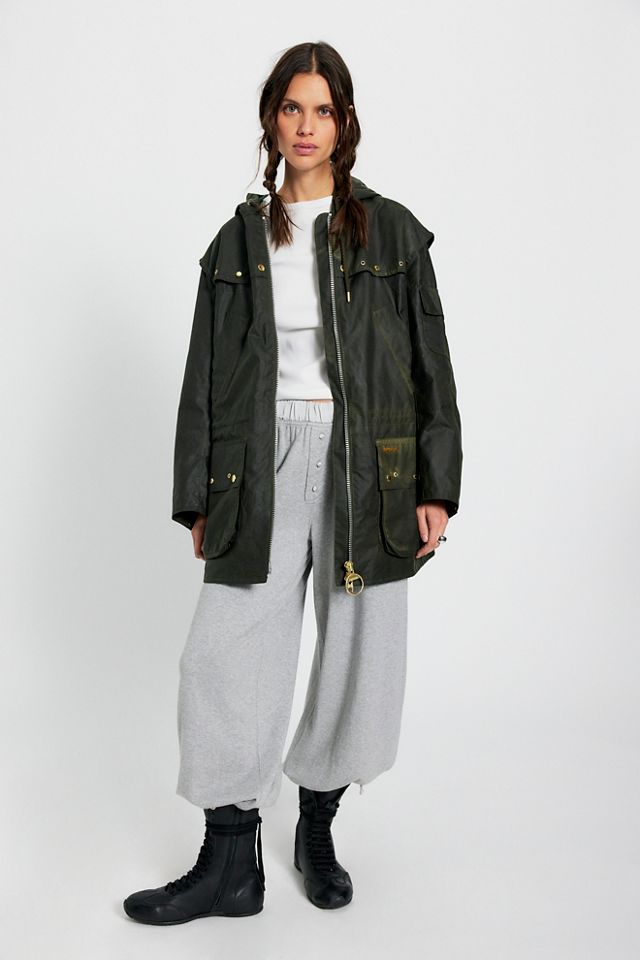 Barbour Aberford Waxed Cotton Jacket | Free People