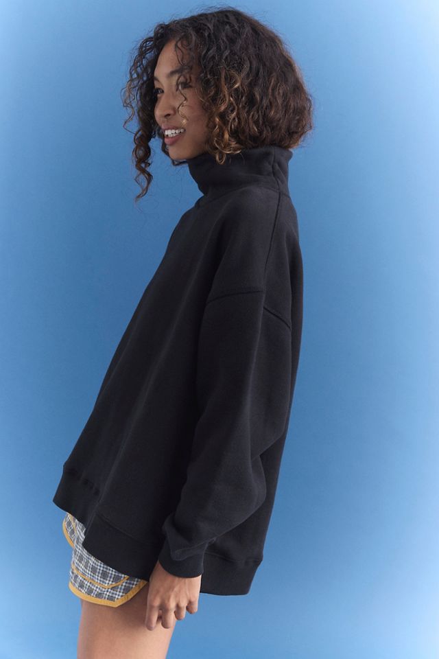 A Cut Above Mock Neck Pullover Sweatshirt #4