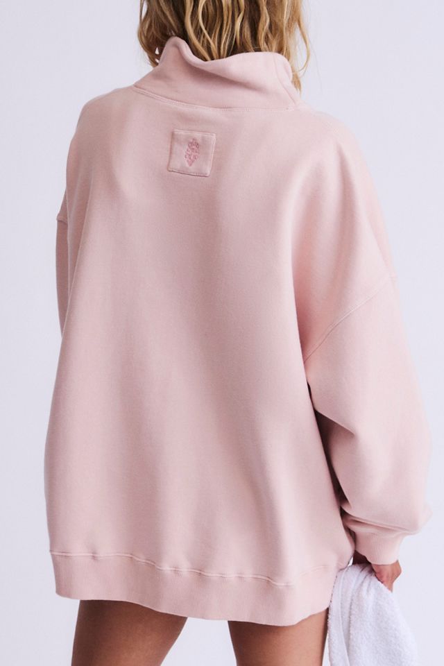 A Cut Above Mock Neck Pullover Sweatshirt #1