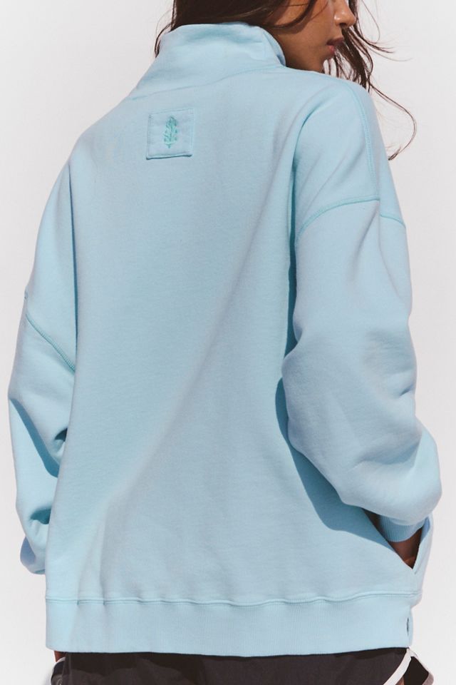 A Cut Above Mock Neck Pullover Sweatshirt #1