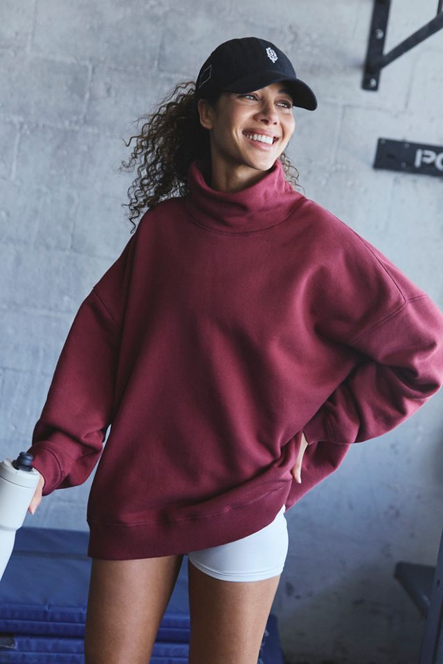 A Cut Above Mock Neck Pullover Sweatshirt #3
