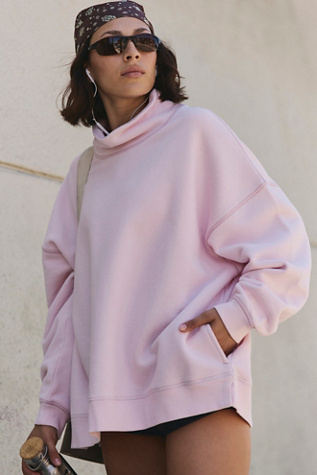 A Cut Above Mock Neck Pullover Sweatshirt