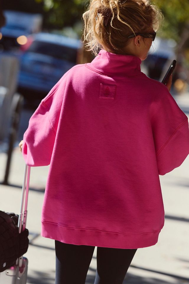 A Cut Above Mock Neck Pullover Sweatshirt #1