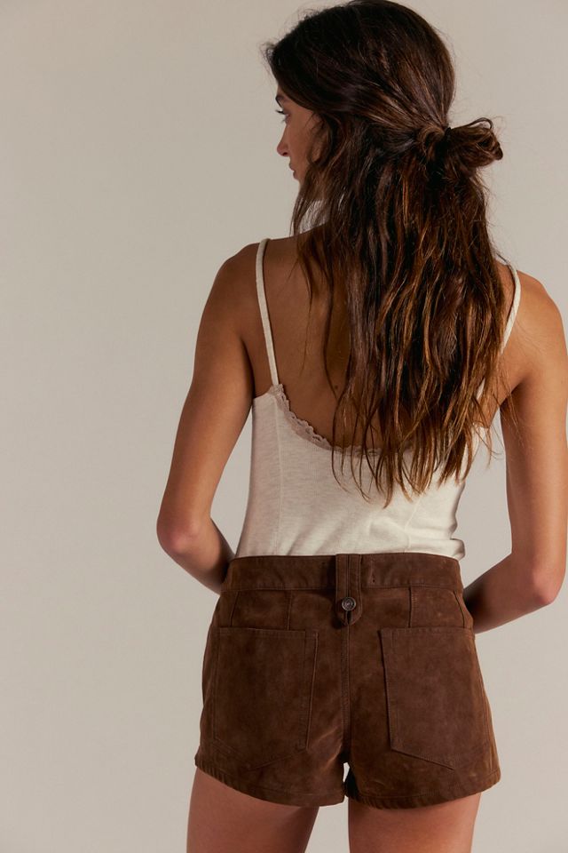 We The Free Vagabond Vegan Suede Shorts