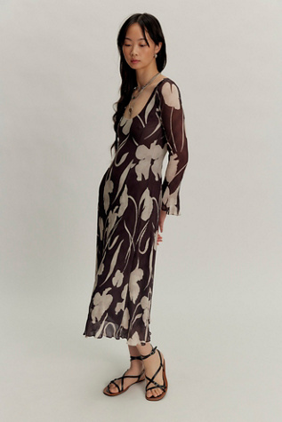 Mari Maxi Dress by Free People in Brown, Size: M